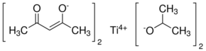 Titanium diisopropoxide bis(2,4-pentanedionate) Chemical Structure